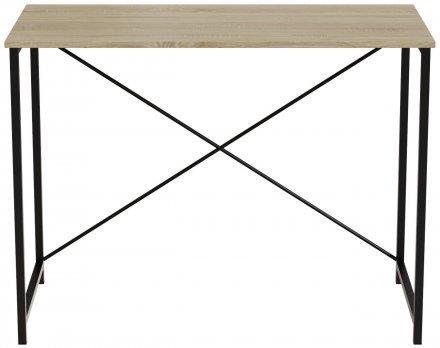 Стіл письмовий Line Лайт Ferrum-decor 750x1000x500 Чорний метал ДСП Дуб Сонома 16 мм (FRD-104839) Стіл письмовий Line Лайт Ferrum-decor 750x1000x500 Чорний метал ДСП Дуб Сонома 16 мм (FRD-104839)