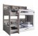 Дитяче двоярусне ліжко LION Майнкрафт 90х190 см з шухлядою Самоа Димчастий (LION-041543)