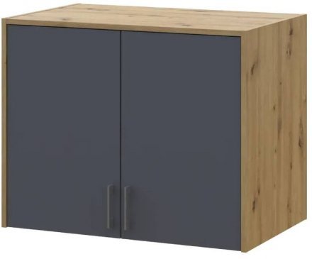 Антресоль висока Doros Ронді Дуб Артизан/Графіт 2 ДСП 82х52х65 (DRS-011905) Антресоль висока Doros Ронді Дуб Артизан/Графіт 2 ДСП 82х52х65 (DRS-011905)
