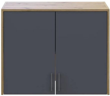 Антресоль висока Doros Ронді Дуб Артизан/Графіт 2 ДСП 82х52х65 (DRS-011905) Антресоль висока Doros Ронді Дуб Артизан/Графіт 2 ДСП 82х52х65 (DRS-011905)