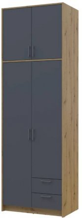 Антресоль висока Doros Ронді Дуб Артизан/Графіт 2 ДСП 82х52х65 (DRS-011905) Антресоль висока Doros Ронді Дуб Артизан/Графіт 2 ДСП 82х52х65 (DRS-011905)