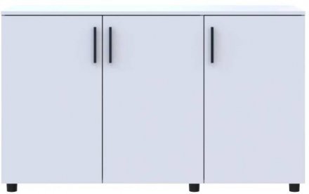 Комод Doros Торн Білий 3 ДСП 135х51.6х80 (DRS-012098)