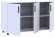 Комод Doros Торн Білий 3 ДСП 135х51.6х80 (DRS-012098)