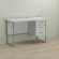 Письмовий стіл Ferrum-decor Гаррі 76x140x70 сірий ДСП Біле 32мм (FRD-101486)