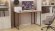 Комп'ютерний стіл Ferrum-decor Ханна 75x120x70 чорний ДСП Дуб Сан-Марино 16мм (FRD-103514)