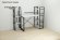 Етажерка 4/34 Ferrum-decor Серії Конект 120x34x28 чорний ДСП Біле 16мм (FRD-104272)