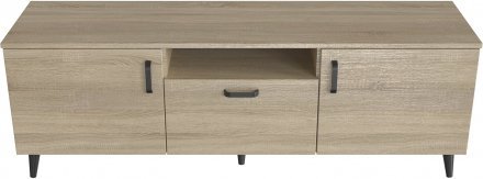 Тумба Лестер на конусних ніжках Ferrum-decor 48x139x38 Чорний метал ДСП Дуб Сонома 16 мм (FRD-106804) Тумба Лестер на конусних ніжках Ferrum-decor 48x139x38 Чорний метал ДСП Дуб Сонома 16 мм (FRD-106804)