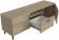 Тумба Лестер на конусних ніжках Ferrum-decor 48x139x38 Чорний метал ДСП Дуб Сонома 16 мм (FRD-106804)