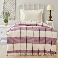 Плед-накидка вафельний Carmen Throw murdum фіолетовий 130х170 см svt-2000022298131