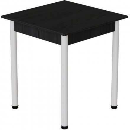 Стіл кухонний Ferrum-decor Агата 75x70x70 Білий ДСП Сосна Кембра 16мм (FRD-105670)