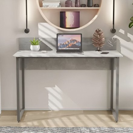Стіл письмовий Скай Ferrum-decor 75x140x70 Сірий метал ДСП Бетон 16 мм (FRD-106683) Стіл письмовий Скай Ferrum-decor 75x140x70 Сірий метал ДСП Бетон 16 мм (FRD-106683)