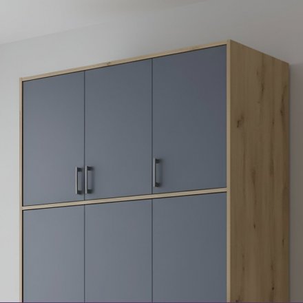 Антресоль висока Doros Ронді Дуб Артизан/Графіт 3 ДСП 121х52х65 (DRS-011906) Антресоль висока Doros Ронді Дуб Артизан/Графіт 3 ДСП 121х52х65 (DRS-011906)