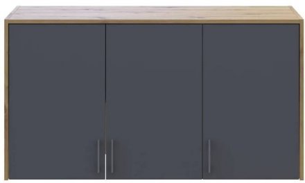 Антресоль висока Doros Ронді Дуб Артизан/Графіт 3 ДСП 121х52х65 (DRS-011906) Антресоль висока Doros Ронді Дуб Артизан/Графіт 3 ДСП 121х52х65 (DRS-011906)