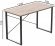 Комп'ютерний стіл Ferrum-decor Дейв 75x120x70 чорний ДСП Дуб Сан-Марино 16мм (FRD-102006)