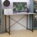 Стіл письмовий Line Лайт Ferrum-decor 750x1000x500 Чорний метал ДСП Бетон 16 мм (FRD-104842)