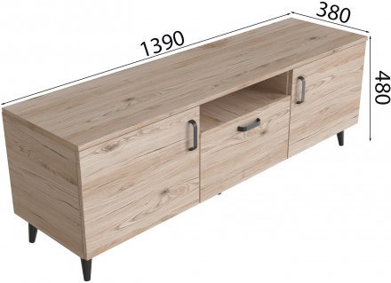 Тумба Лестер на конусних ніжках Ferrum-decor 48x139x38 Чорний метал ДСП Дуб Сан-Марино 16 мм (FRD-106806) Тумба Лестер на конусних ніжках Ferrum-decor 48x139x38 Чорний метал ДСП Дуб Сан-Марино 16 мм (FRD-106806)