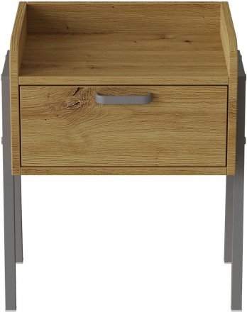 Тумба модульна Ferrum-decor Бетті 540x450x320 метал Сірий ДСП Дуб Дуб Артизан 16 мм (FRD-103002) Тумба модульна Ferrum-decor Бетті 540x450x320 метал Сірий ДСП Дуб Дуб Артизан 16 мм (FRD-103002)