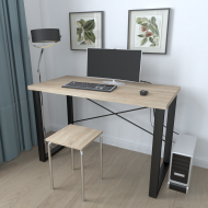 Письмовий стіл Ferrum-decor Драйв 750x1000x600 Чорний метал ДСП Дуб Сонома 32 мм (FRD-103299) Письмовий стіл Ferrum-decor Драйв 750x1000x600 Чорний метал ДСП Дуб Сонома 32 мм (FRD-103299)