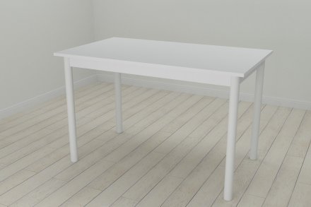 Стіл кухонний Ferrum-decor Беніта 75x120x70 Білий ДСП Біле 16мм (FRD-106275)