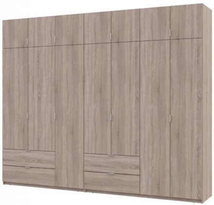 Шафа для одягу Doros Лукас Дуб сонома 3+4 ДСП 295х50х240 DRS-011707 (42005123)