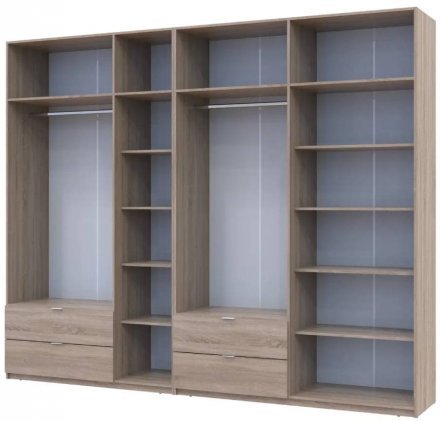 Шафа для одягу Doros Лукас Дуб сонома 3+4 ДСП 295х50х240 DRS-011707 (42005123)
