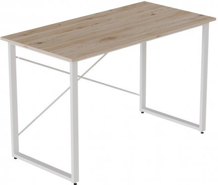 Комп'ютерний стіл Ferrum-decor Дейв 75x100x60 білий ДСП Дуб Сан-Марино 32мм (FRD-102144)