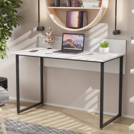 Письмовий стіл Ferrum-decor Скай 75x100x70 чорний ДСП Біле 16мм (FRD-103641) Письмовий стіл Ferrum-decor Скай 75x100x70 чорний ДСП Біле 16мм (FRD-103641)