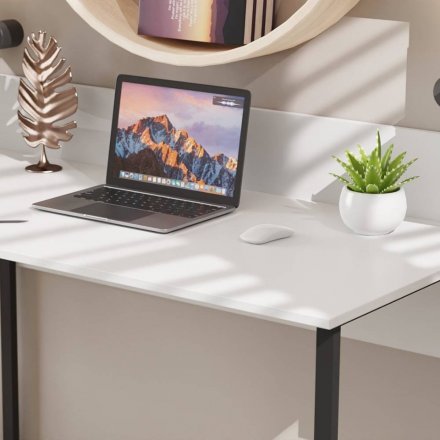 Письмовий стіл Ferrum-decor Скай 75x100x70 чорний ДСП Біле 16мм (FRD-103641) Письмовий стіл Ferrum-decor Скай 75x100x70 чорний ДСП Біле 16мм (FRD-103641)