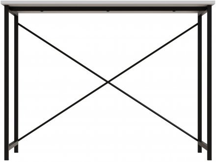 Стіл письмовий Line Лайт Ferrum-decor 750x1000x600 Чорний метал ДСП Біле 16 мм (FRD-104843) Стіл письмовий Line Лайт Ferrum-decor 750x1000x600 Чорний метал ДСП Біле 16 мм (FRD-104843)