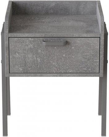 Тумба модульна Ferrum-decor Бетті 540x450x320 метал Сірий ДСП Бетон16 мм (FRD-103003)