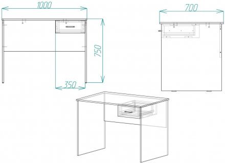 Стіл комп'ютерний Бад Ferrum-decor 750x1000x700 ДСП Дуб Сан-Марино 16 мм (FRD-104765) Стіл комп'ютерний Бад Ferrum-decor 750x1000x700 ДСП Дуб Сан-Марино 16 мм (FRD-104765)