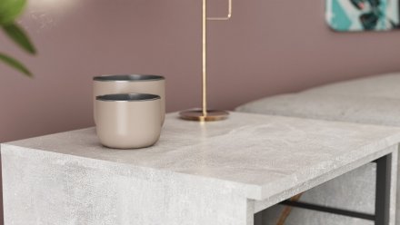 Стіл-тумба трансформер Смарт 2/1 Ferrum-decor 750x1450x500 Чорний метал ДСП Бетон 16 мм (FRD-105101) Стіл-тумба трансформер Смарт 2/1 Ferrum-decor 750x1450x500 Чорний метал ДСП Бетон 16 мм (FRD-105101)