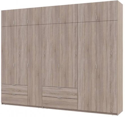 Шафа для одягу Doros Лукас Дуб сонома 3+4 ДСП 300х50х240 DRS-011708 (42005131)