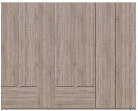 Шафа для одягу Doros Лукас Дуб сонома 3+4 ДСП 300х50х240 DRS-011708 (42005131)