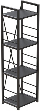 Етажерка 4/34 Ferrum-decor Серії Конект 120x34x28 чорний ДСП Сосна Кембра 16мм (FRD-104276) Етажерка 4/34 Ferrum-decor Серії Конект 120x34x28 чорний ДСП Сосна Кембра 16мм (FRD-104276)