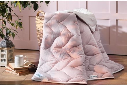 Ковдра Colora антиалергенна ліловий-крем 155х215 полуторна svt-2000022269988