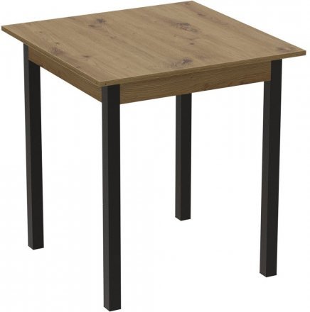 Стіл кухонний Ferrum-decor Агата 75x70x70 Чорний ДСП Дуб Артизан 16мм (FRD-105673) Стіл кухонний Ferrum-decor Агата 75x70x70 Чорний ДСП Дуб Артизан 16мм (FRD-105673)