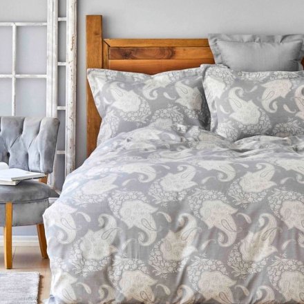 Постільна білизна сатин Sadomia gri сірий євро svt-2000022285827 Постільна білизна сатин Sadomia gri сірий євро svt-2000022285827