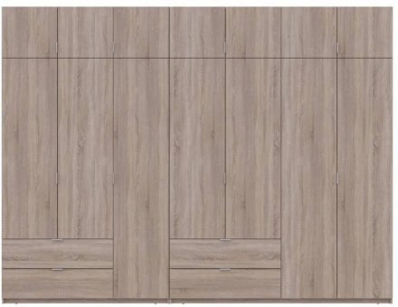 Шафа для одягу Doros Лукас Дуб сонома 3+4 ДСП 315х50х240 DRS-011709 (42005135)