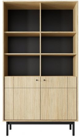 Стелаж Perfect Home Джапанді / Japandi R104 2-дверний Дуб лінеа (PFH-091465) Стелаж Perfect Home Джапанді / Japandi R104 2-дверний Дуб лінеа (PFH-091465)