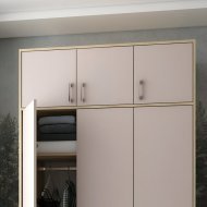 Антресоль висока Doros Ронді Дуб Артизан/Кашемір 3 ДСП 121х52х65 (DRS-011909) Антресоль висока Doros Ронді Дуб Артизан/Кашемір 3 ДСП 121х52х65 (DRS-011909)