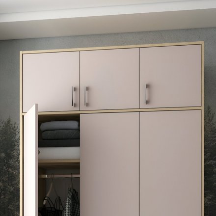 Антресоль висока Doros Ронді Дуб Артизан/Кашемір 3 ДСП 121х52х65 (DRS-011909) Антресоль висока Doros Ронді Дуб Артизан/Кашемір 3 ДСП 121х52х65 (DRS-011909)
