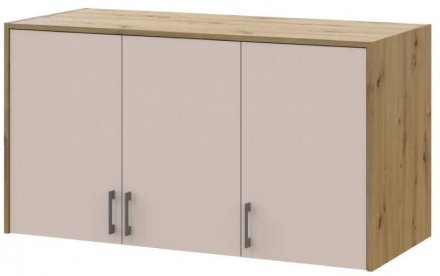 Антресоль висока Doros Ронді Дуб Артизан/Кашемір 3 ДСП 121х52х65 (DRS-011909) Антресоль висока Doros Ронді Дуб Артизан/Кашемір 3 ДСП 121х52х65 (DRS-011909)
