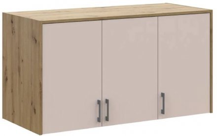 Антресоль висока Doros Ронді Дуб Артизан/Кашемір 3 ДСП 121х52х65 (DRS-011909) Антресоль висока Doros Ронді Дуб Артизан/Кашемір 3 ДСП 121х52х65 (DRS-011909)