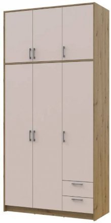 Антресоль висока Doros Ронді Дуб Артизан/Кашемір 3 ДСП 121х52х65 (DRS-011909) Антресоль висока Doros Ронді Дуб Артизан/Кашемір 3 ДСП 121х52х65 (DRS-011909)