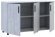 Комод Doros Торн Сосна Натті 3 ДСП 135х51.6х80 (DRS-012102)