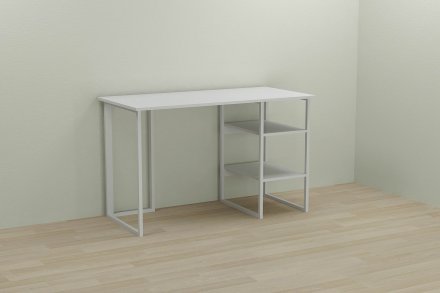 Письмовий стіл Ferrum-decor Кевін 75x100x60 білий ДСП Біле 16мм (FRD-101241) Письмовий стіл Ferrum-decor Кевін 75x100x60 білий ДСП Біле 16мм (FRD-101241)