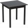 Стіл кухонний Ferrum-decor Агата 75x70x70 Чорний ДСП Сосна Кембра 16мм (FRD-105674)
