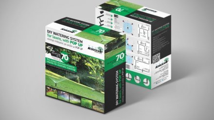 Комплект системи зрошення газону з висувними розбризкувачами POP UP до 70 м.кв. Комплект системи зрошення газону з висувними розбризкувачами POP UP до 70 м.кв.