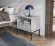 Тумба приліжкова Perfect Home Нова / Nova з 1 шухлядою і чорними ніжками S54 Сірий (PFH-091258)